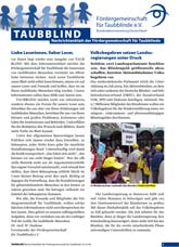 Mitteilungsblatt der Frdergemeinschaft fr Taubblinde